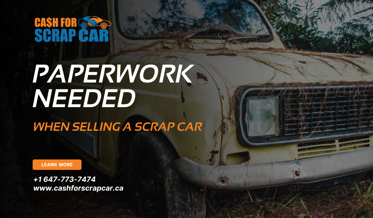 need to sell your car to a scrap buyer